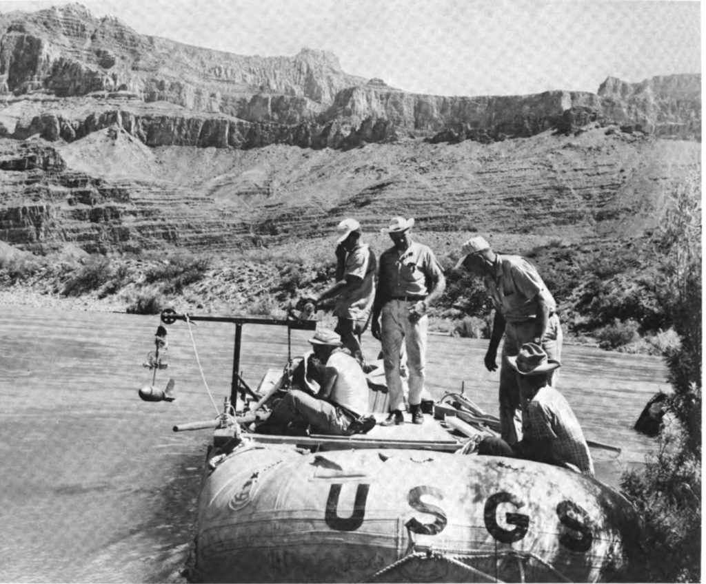 Luna Leopold leads expedition down the Colorado River